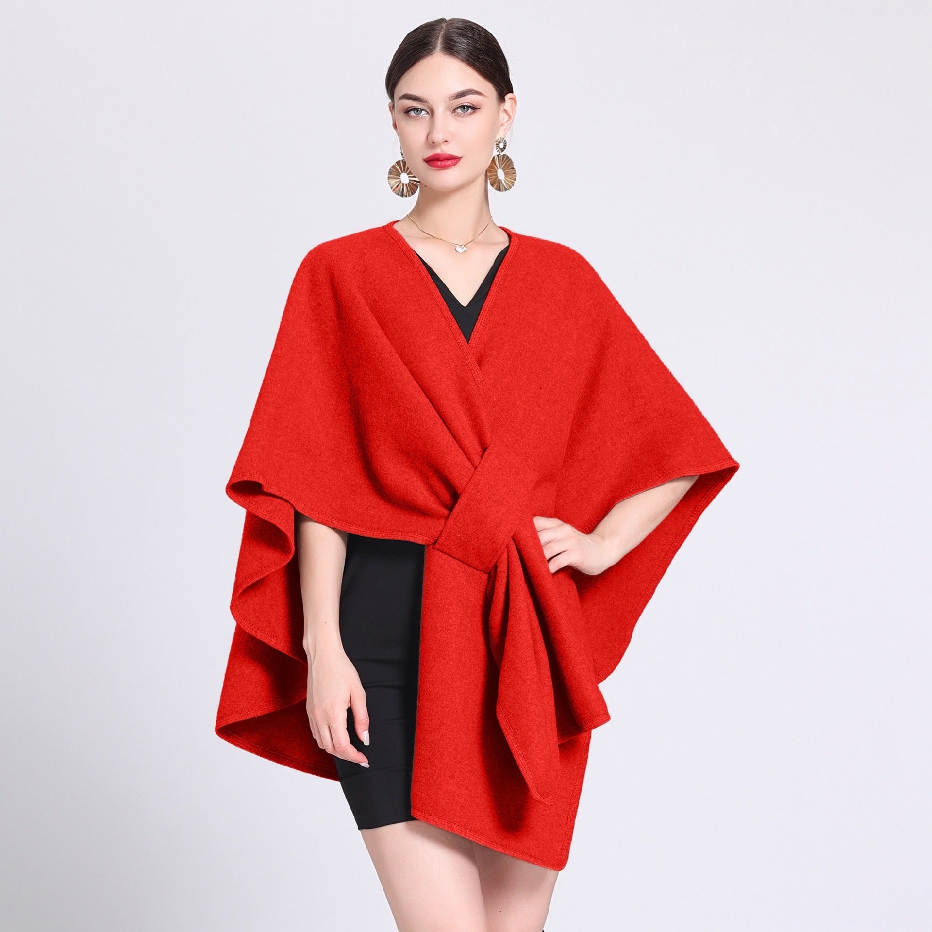 Fashion Shawl Cape Outer Wear