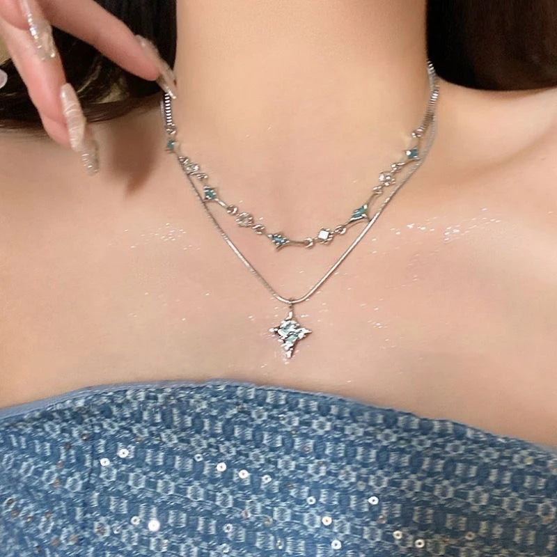 Elegant Double-Layer Pearl Tassel Necklace™