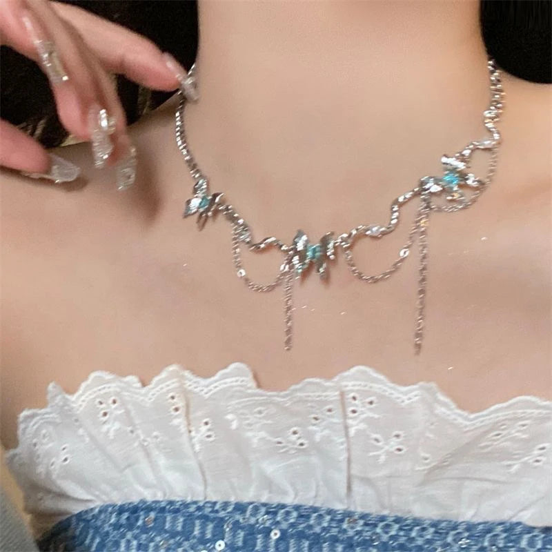 Elegant Double-Layer Pearl Tassel Necklace™