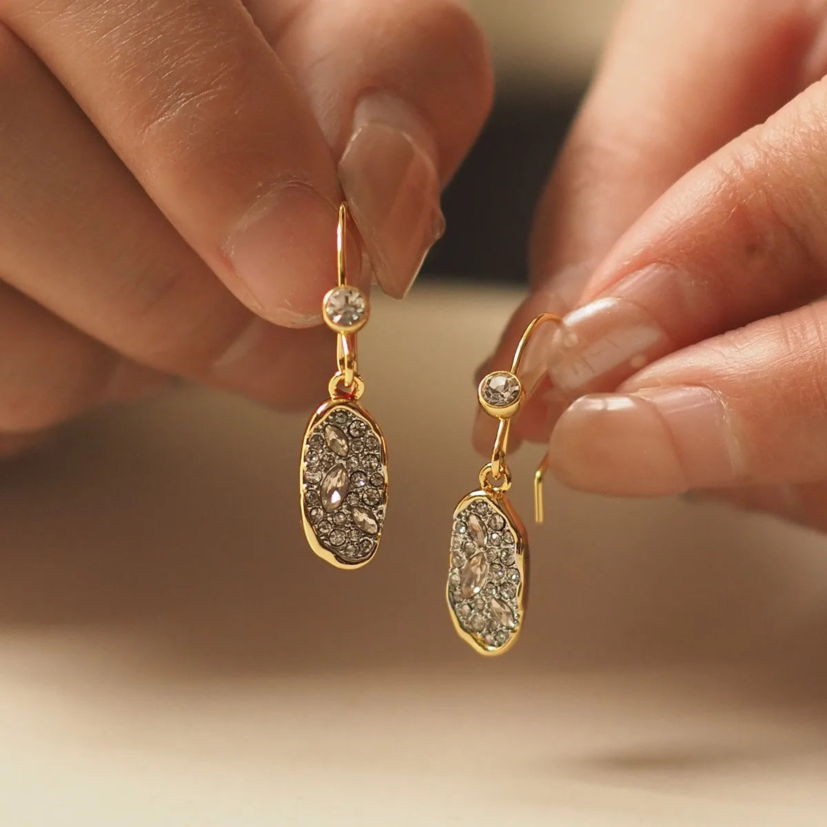 Artisan Crystal Tassel Ear Hooks™