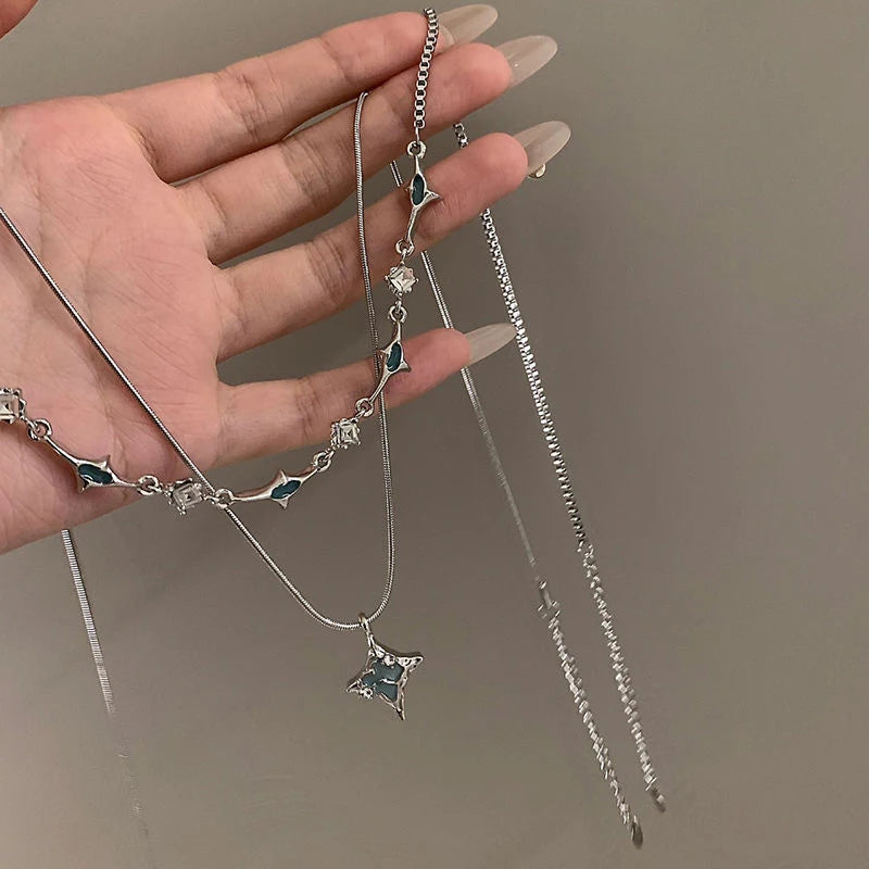 Elegant Double-Layer Pearl Tassel Necklace™