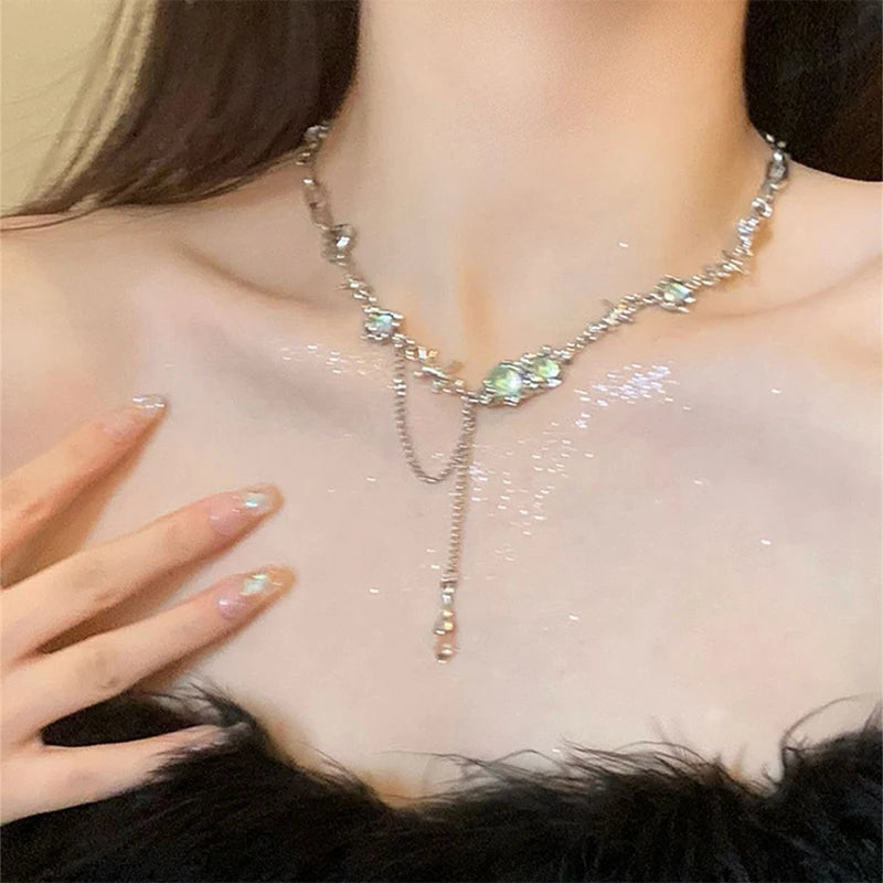 Elegant Double-Layer Pearl Tassel Necklace™