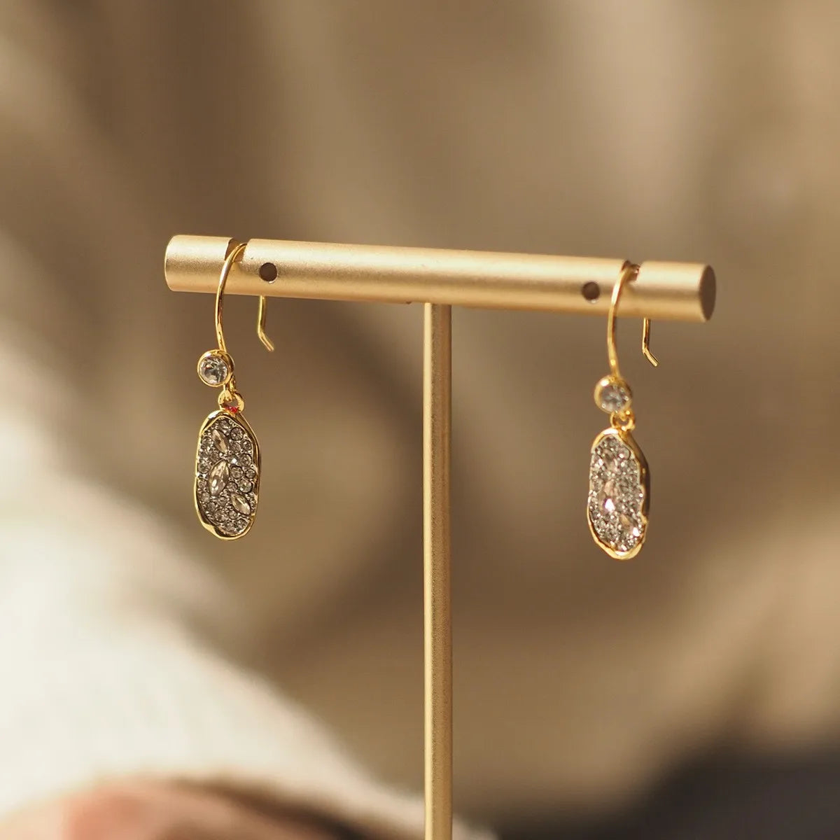 Artisan Crystal Tassel Ear Hooks™