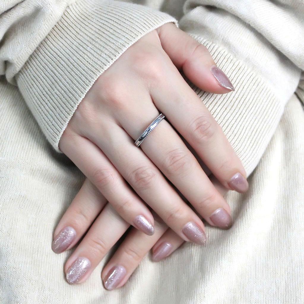 TK3503 - High polished (no plating) Stainless Steel Ring with No Stone-4